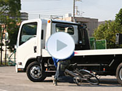 大型車による左折巻き込み事故